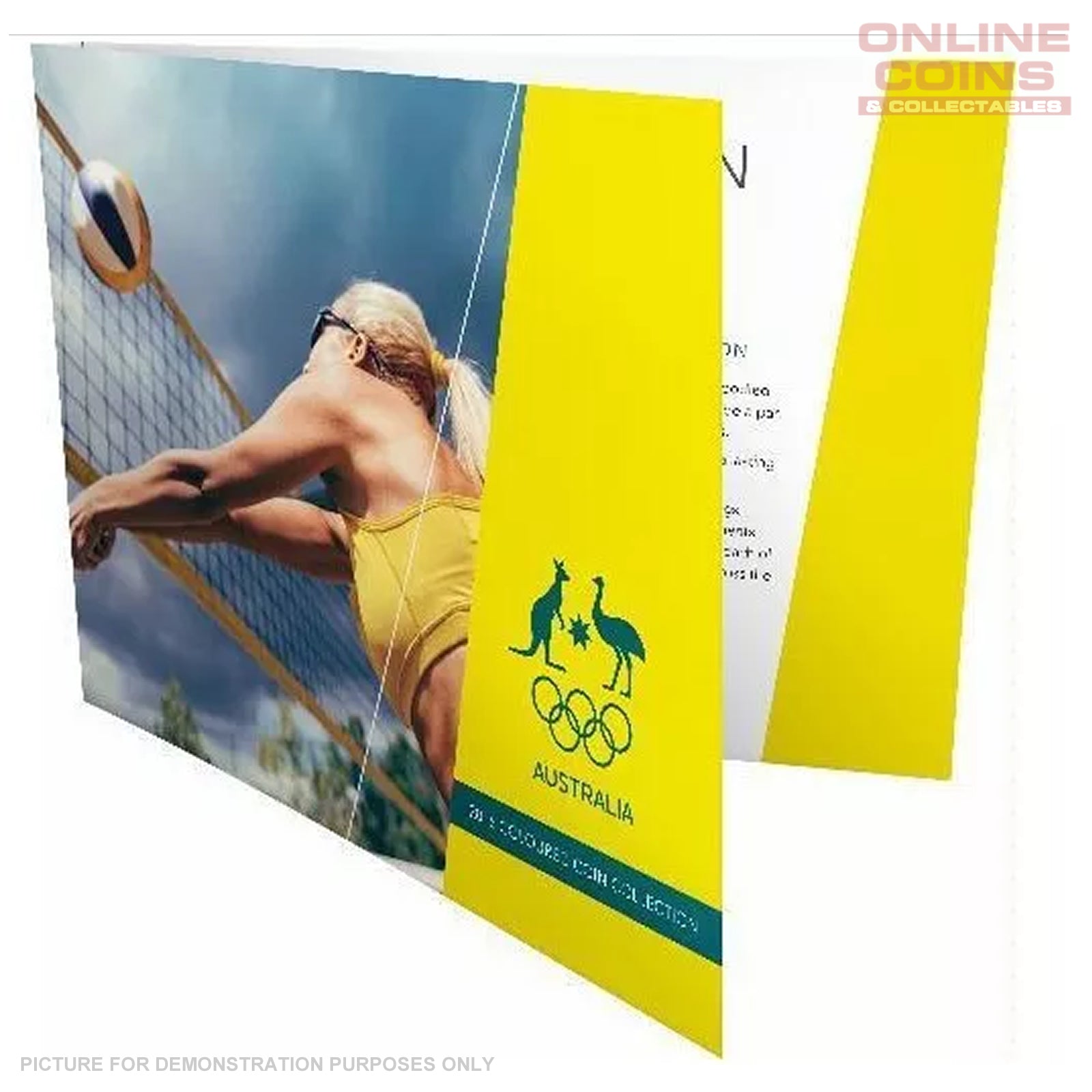 2016 $2 Uncirculated Olympic 5 Coin Collection - Volleyball Cover